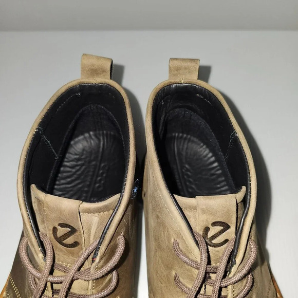 NEW Ecco St.1 Hybrid Chukka Boot Mens EU 39 Navajo Brown Leather Waterproof - Picture 7 of 11